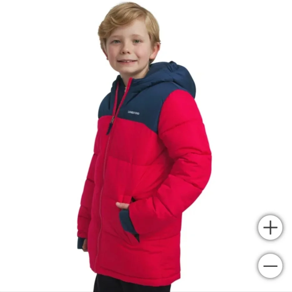 Land's End Hooded Youth Parka Jacket nwt